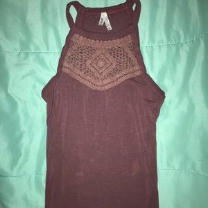 Dark purple tank top